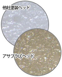 ドラムヘッド塗膜の顕微鏡画像